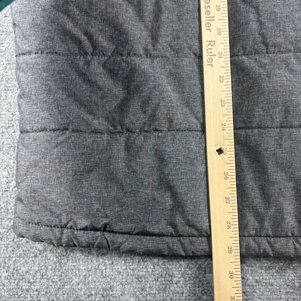 Tommy Bahama Vest‎ Mens XXL Gray Quilted Full Zip Puffer Sleeveless Jacket
